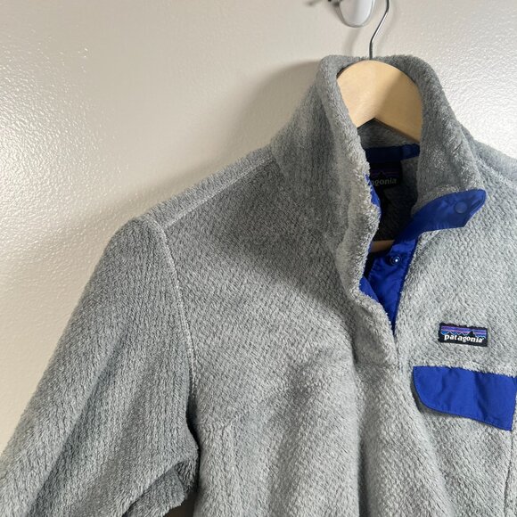 Patagonia Re-Tool T-Snap Fleece Pullover Jacket Womens Size Small Gray Outdoor - Picture 6 of 12